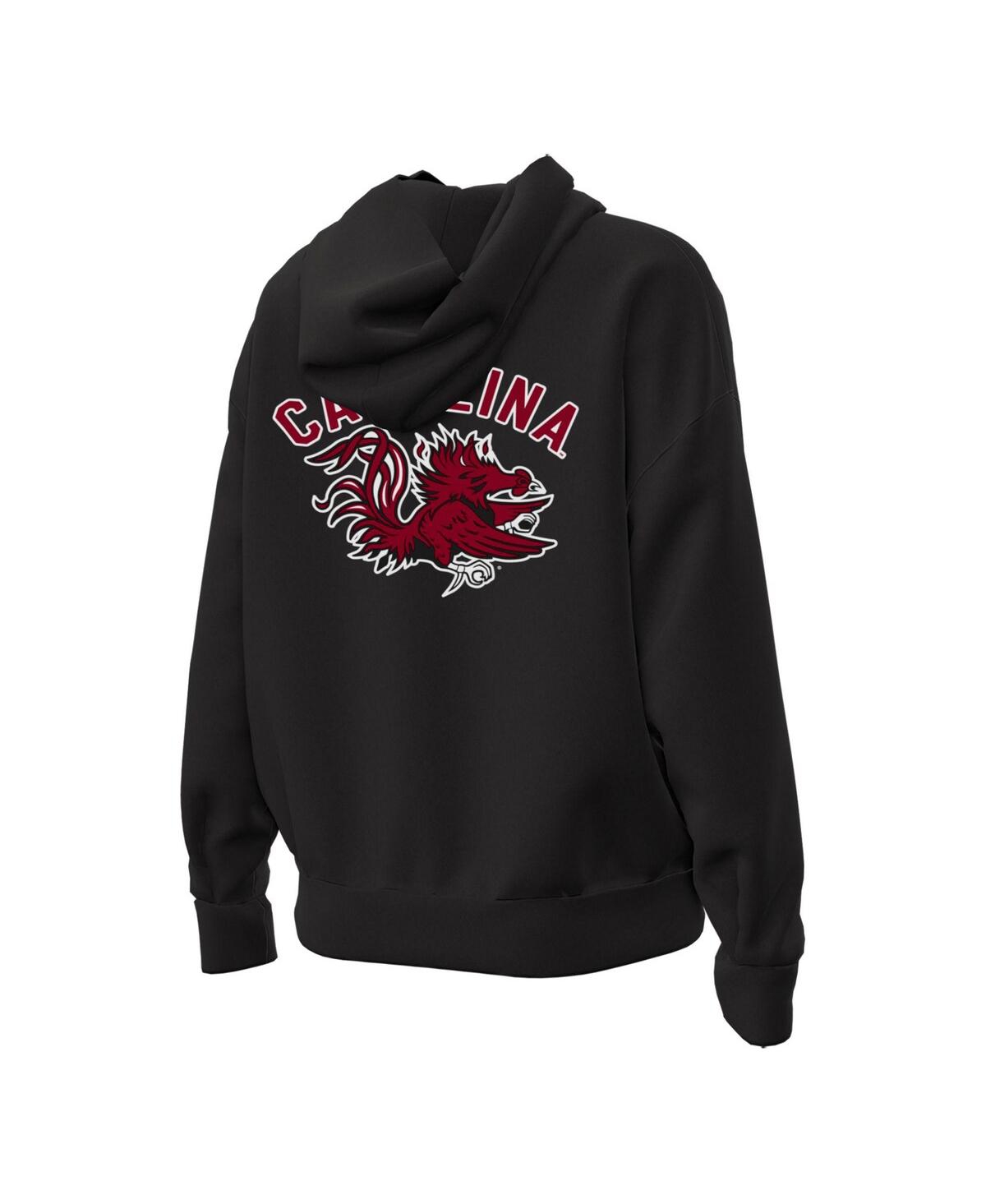 Under Armour Black South Carolina Gamecocks Oversized Gameday Icon Hoodie In Black