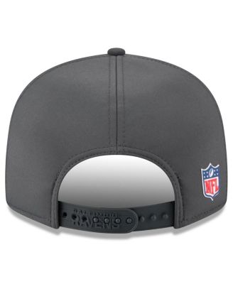 Men's Charcoal Baltimore Ravens 2025 Sideline Cold Weather Split Panel 9FIFTY Snapback Hat