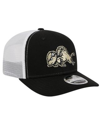Men's Black Colorado Buffaloes Team 9SEVENTY COOLERA Trucker Adjustable Hat