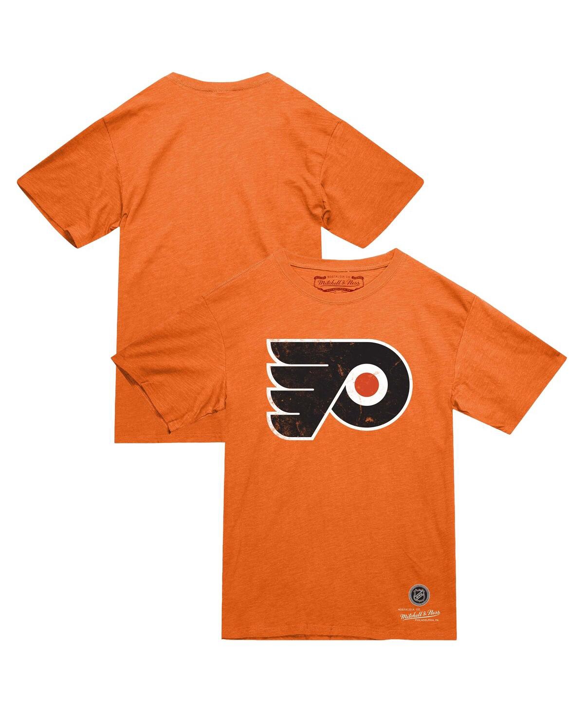 Mitchell & Ness Men's Orange Philadelphia Flyers Heritage T-Shirt