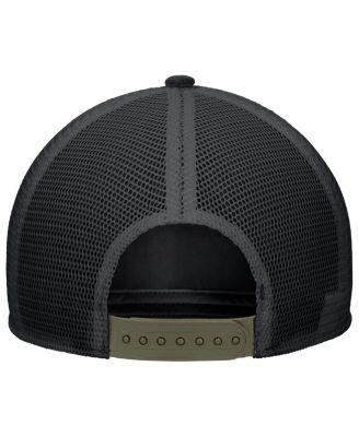 Men's Camo TCU Horned Frogs 2025 Military Appreciation Rise Adjustable Trucker Hat