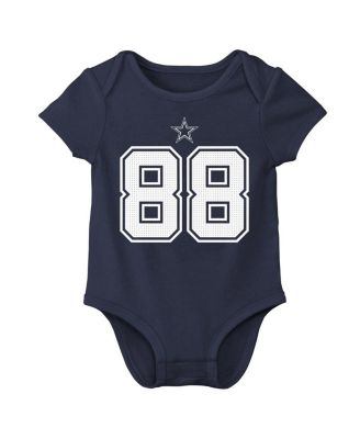 Baby Boys and Girls CeeDee Lamb Navy Dallas Cowboys Player Name Number Bodysuit