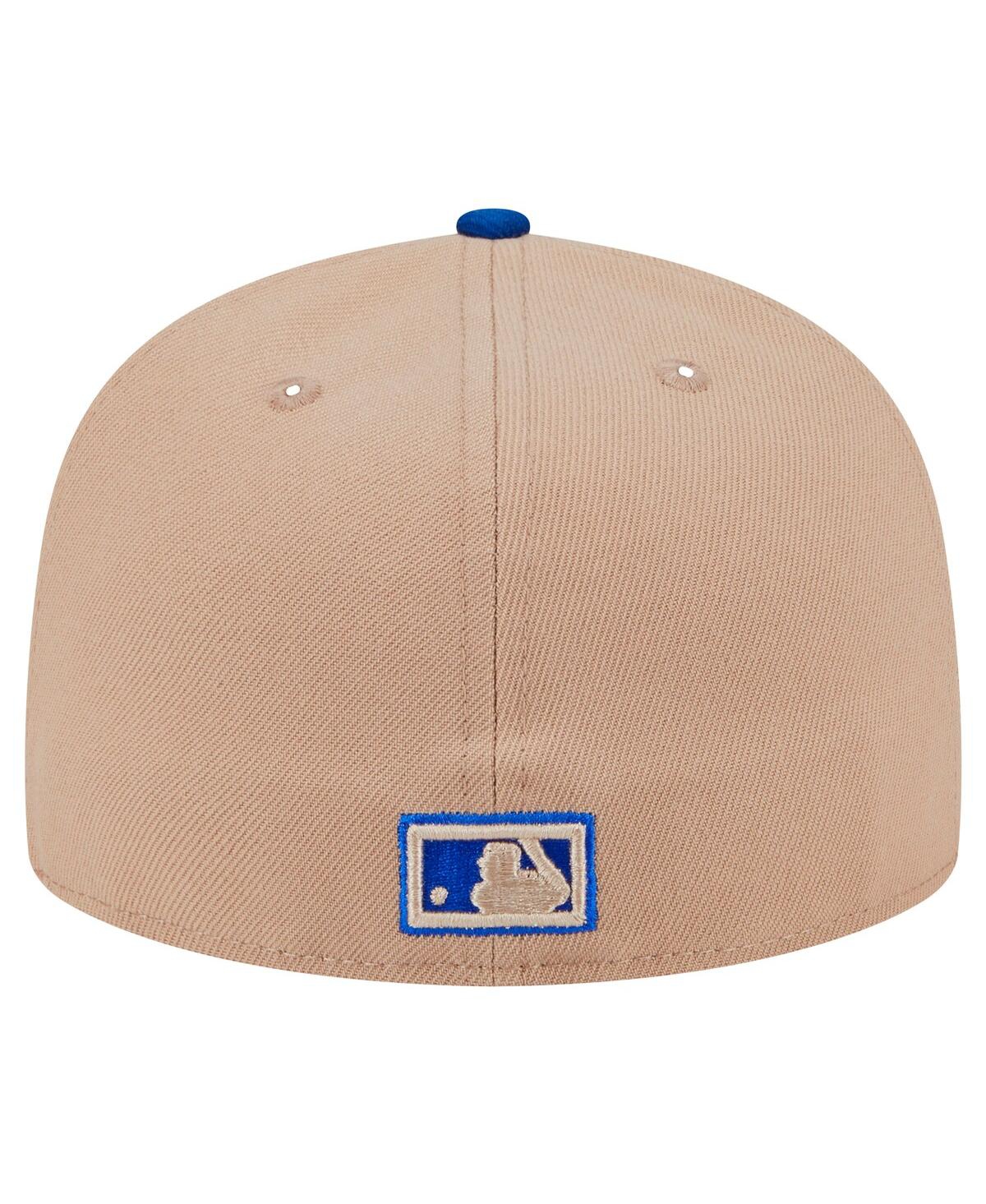 New Era Men's Khaki Montreal Expos 59FIFTY Fitted Hat