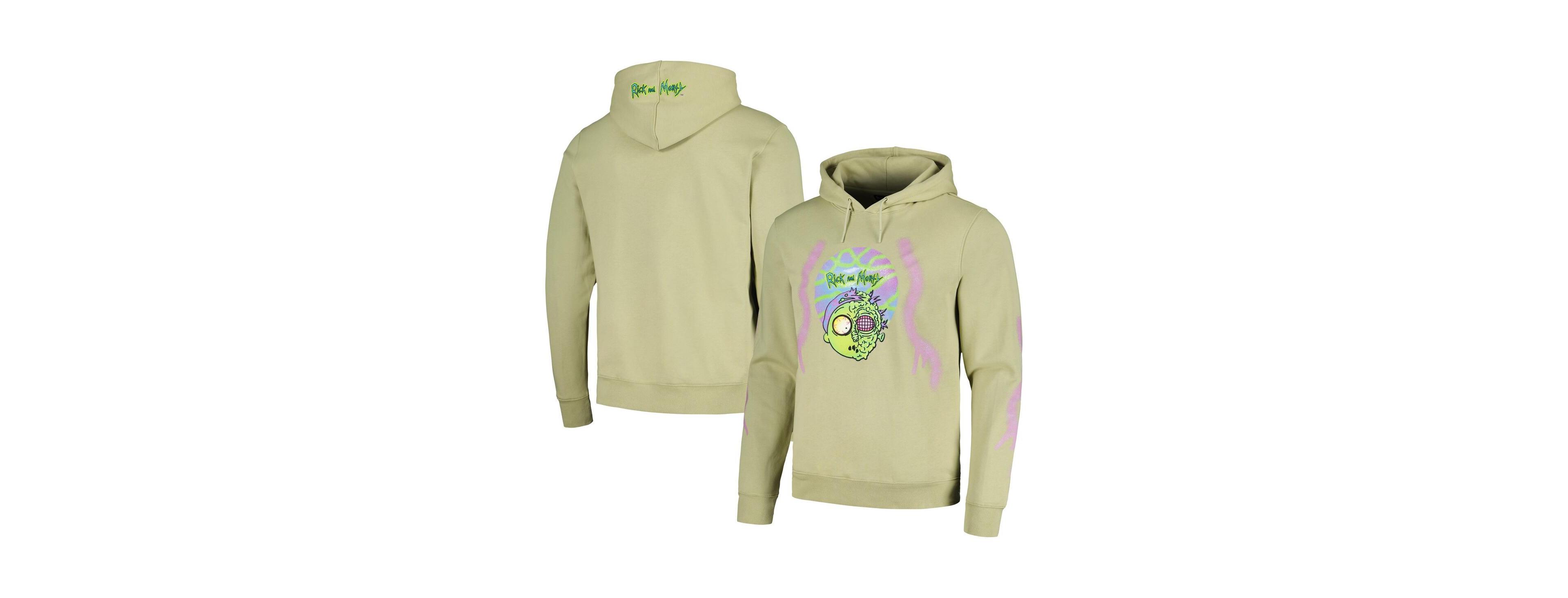 Freeze Max Men's And Women's Olive Rick Morty Pullover Hoodie