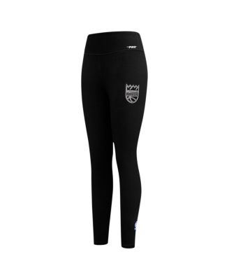 Women's Black Sacramento Kings Paint the City Tri-Blend Jersey Leggings