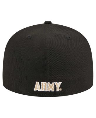 Men's Black Army Black Knights 59FIFTY Fitted Hat