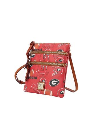 Georgia Bulldogs Football Halftime Triple Zip Crossbody Bag