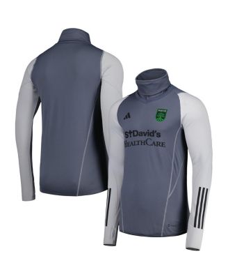 adidas - Men's Gray Austin FC Warm Raglan COLD.RDY Sweatshirt