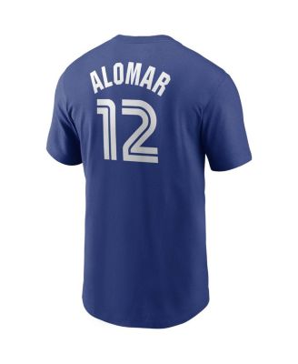 Men's Roberto Alomar Royal Toronto Blue Jays Cooperstown Collection Name Number T-Shirt