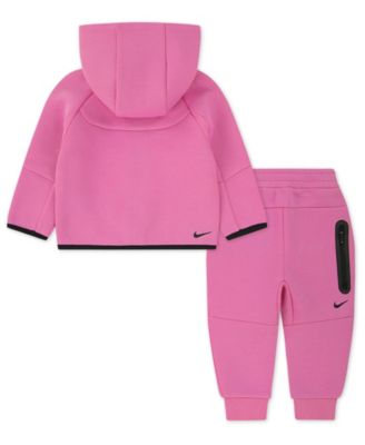 Baby Boys and Girls Long-Sleeve Tech Fleece Hoodie and Pant, 2-Piece Set