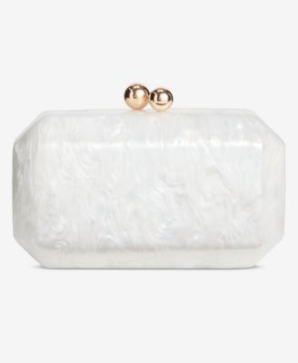 Acrylic Swirl Minaudiere Clutch, Macy's Exclusive