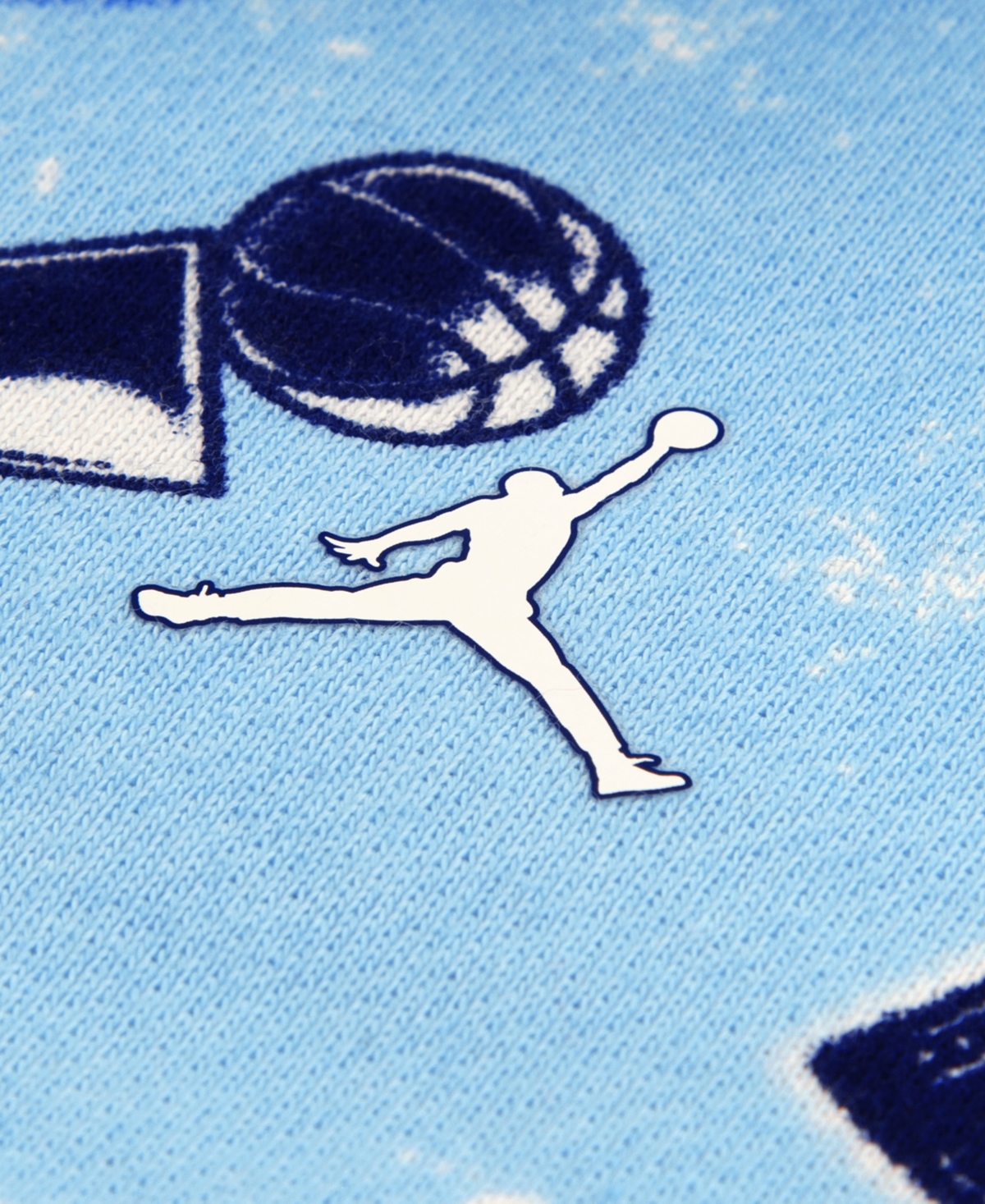 Jordan Baby Boys Street Champ Pull-on Hoodie And Joggers, 2-piece Set In Blue