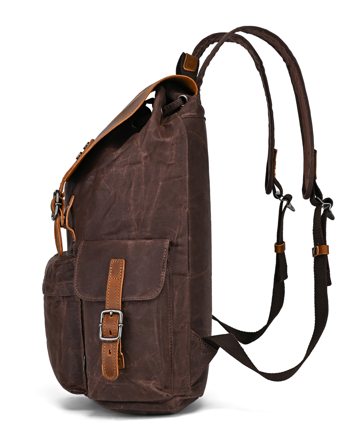 Tsd Brand Stone Creek Waxed Canvas Backpack