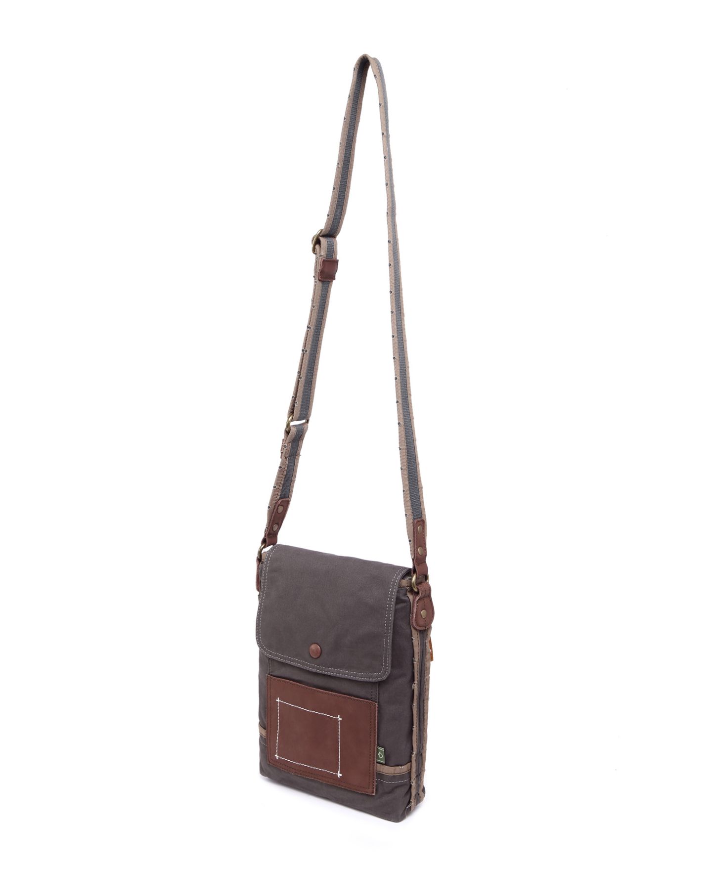 Женская сумка TSD BRAND Lake Toya Crossbody, цвет: Серый — фото 4