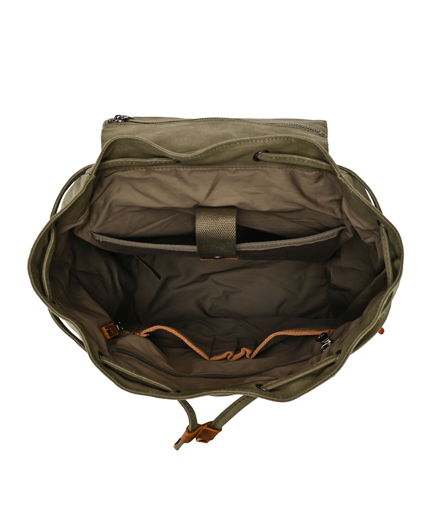 Рюкзак TSD BRAND Coast Ranch Drawstring, цвет: Оливковый — фото 3
