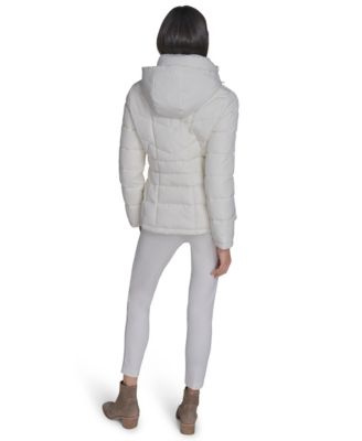 Women's Stand Collar Lined Puffer Jacket