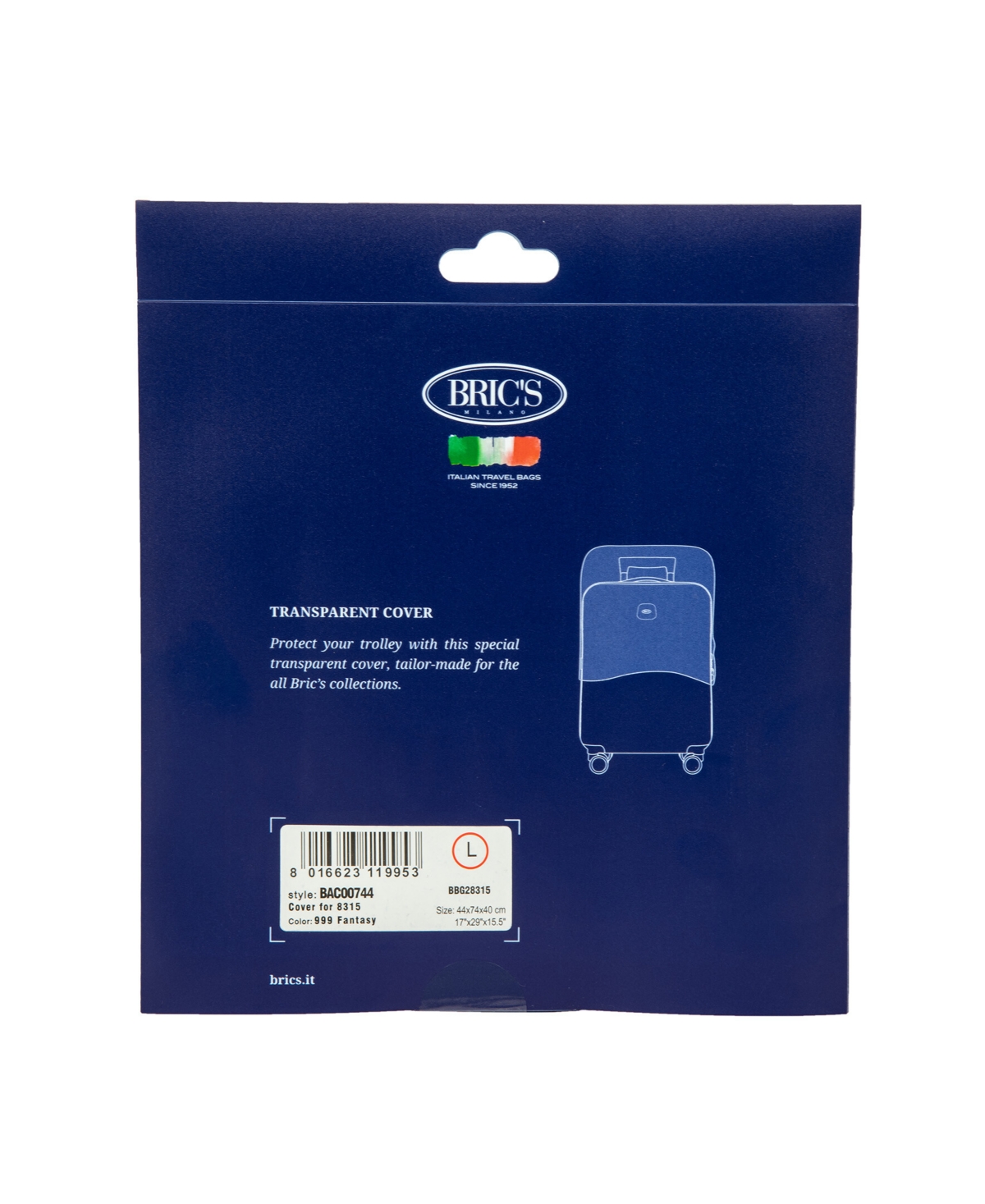 Bric's Transparent Cover Bbg 28315 Trunk