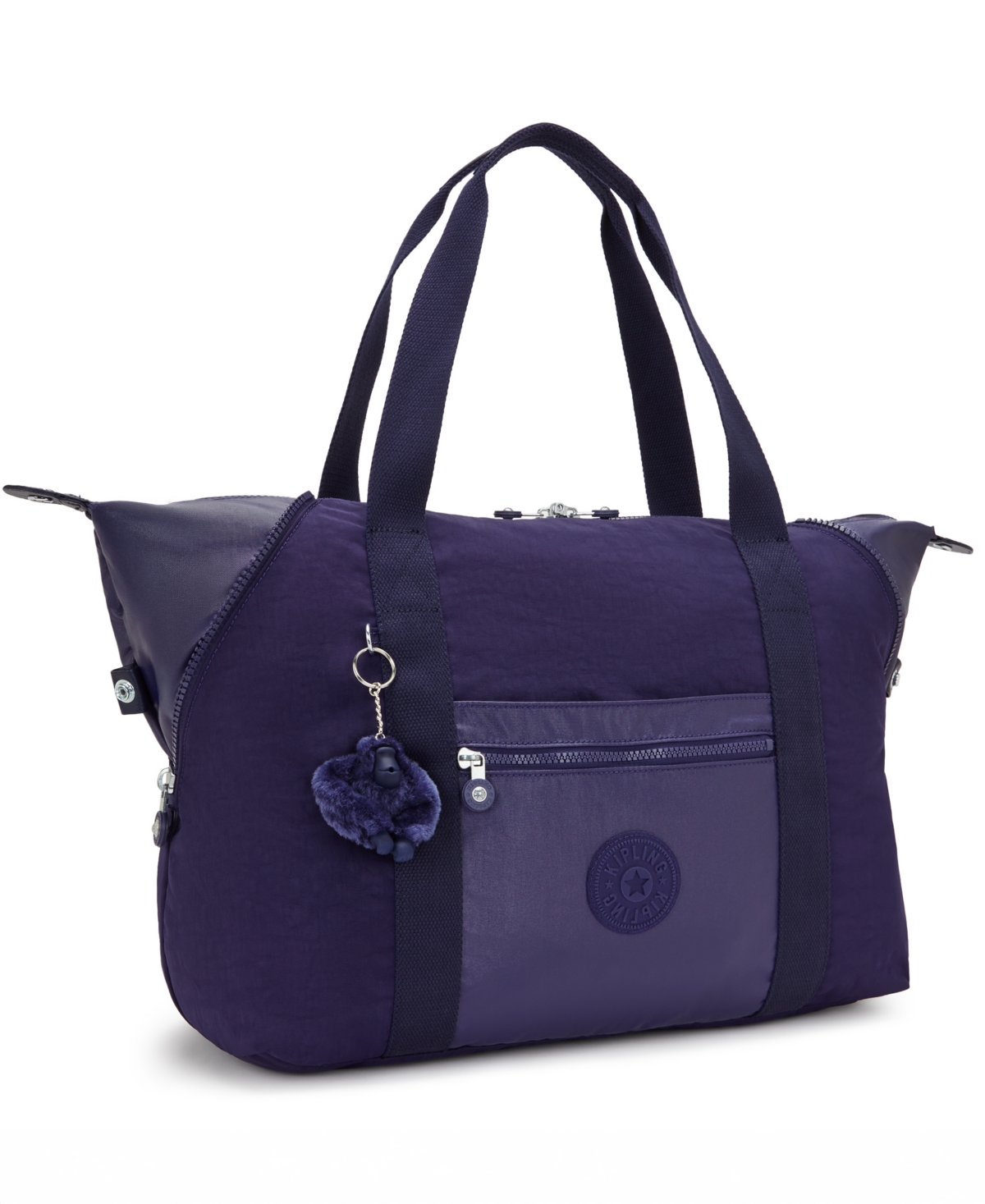 Kipling Art Medium Tote Bag In Blue