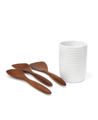 Breaking Bread Wood Utensils with Canister
