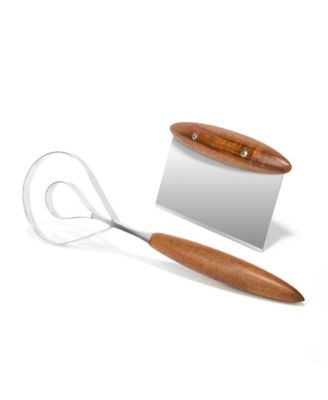 Nambé - 2-Pc. Breaking Bread Bench Scraper and Whisk Set