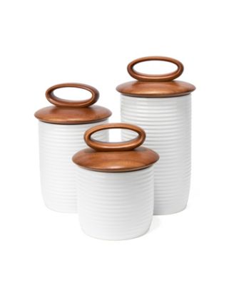 Breaking Bread Cannisters, Set of 3