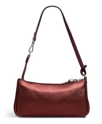 Carlton Close Metallic Mini Ziptop Shoulder Bag