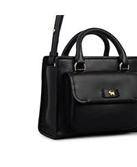 Talbot Way Small Pebble Leather Ziptop Grab Bag