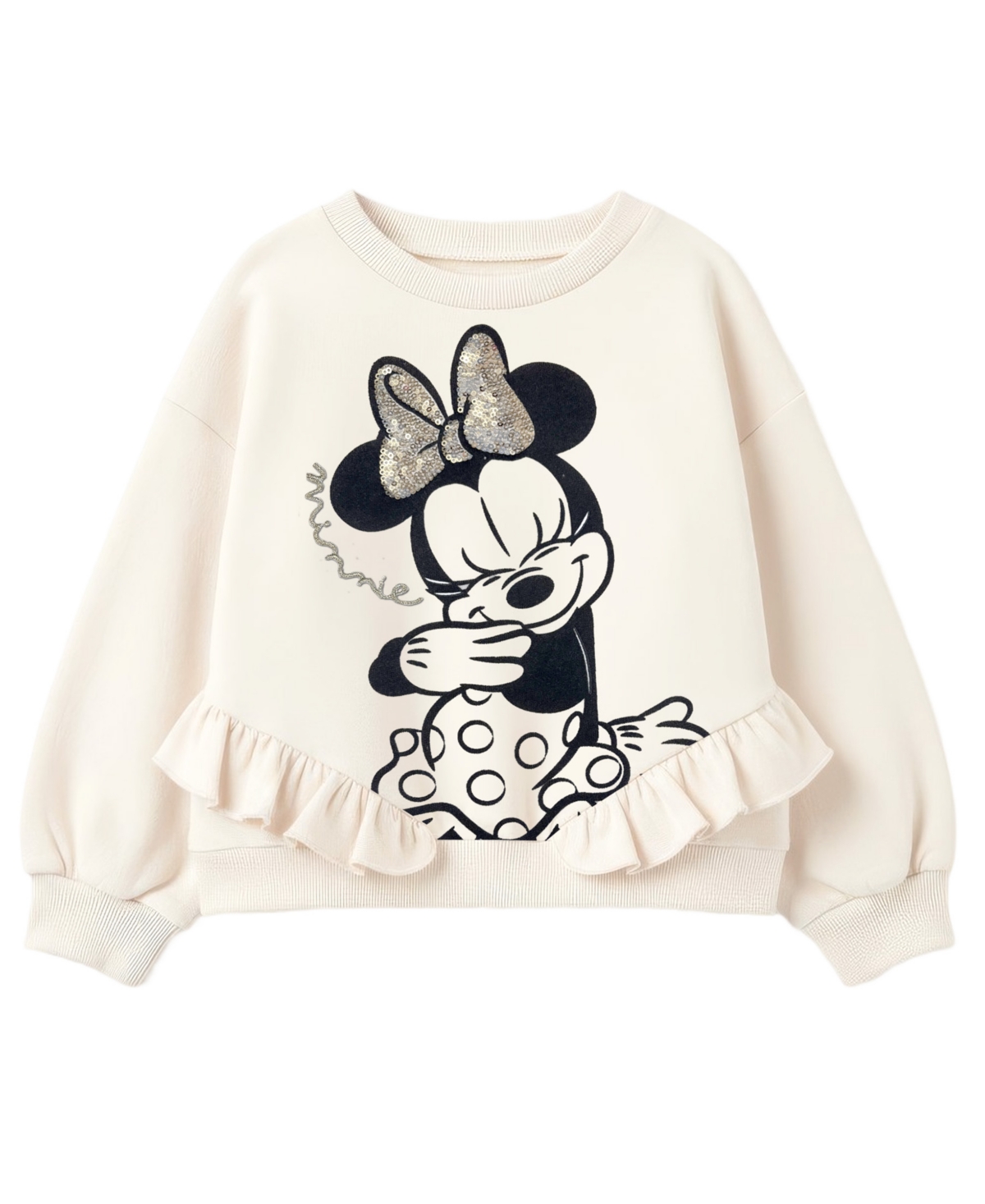 Kate Mack Girls 2T-6X Minnie Top and Skirt, 2-Piece Set
