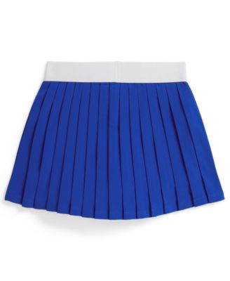 Girls' 2T-6X Polo Team Pleated Skort