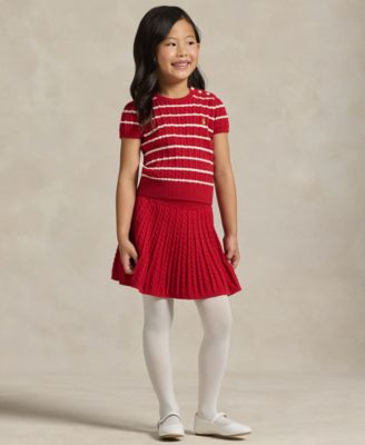 Polo Ralph Lauren - Girls 2T-6X 2-Piece Lunar New Year Sweater & Skirt Set