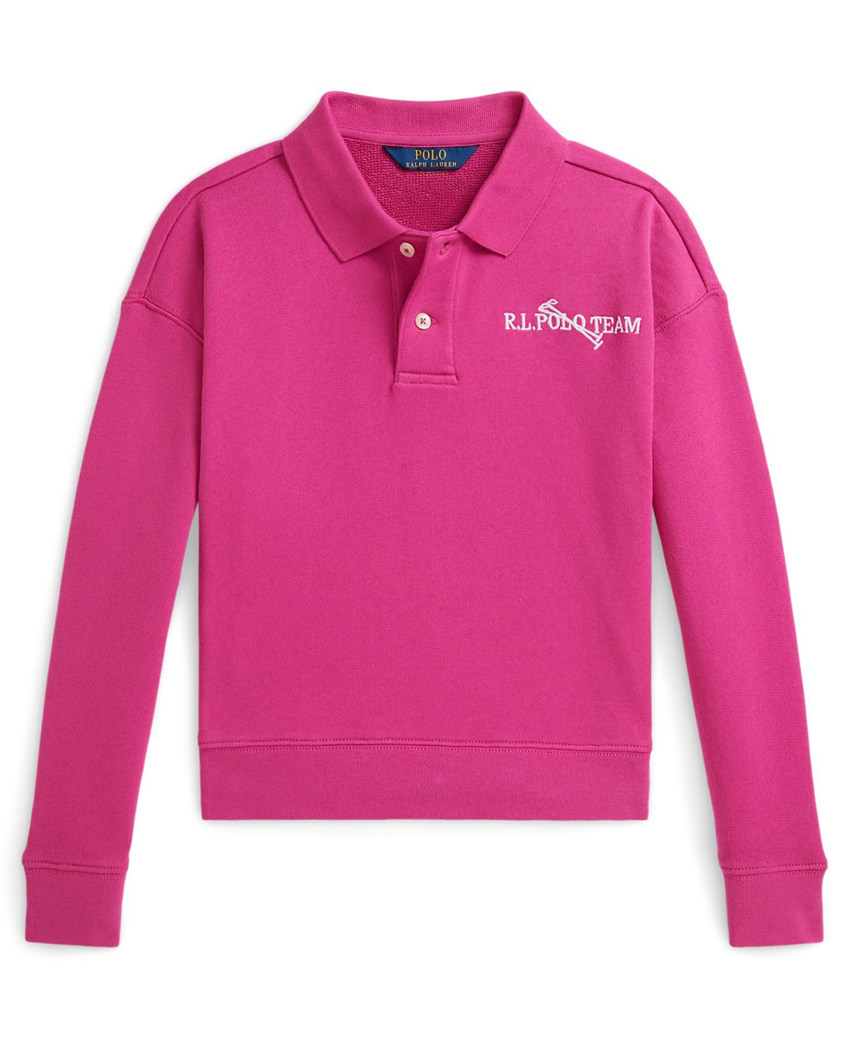 Polo Ralph Lauren Ralph Lauren Polo Team Terry Polo Sweatshirt In Pink
