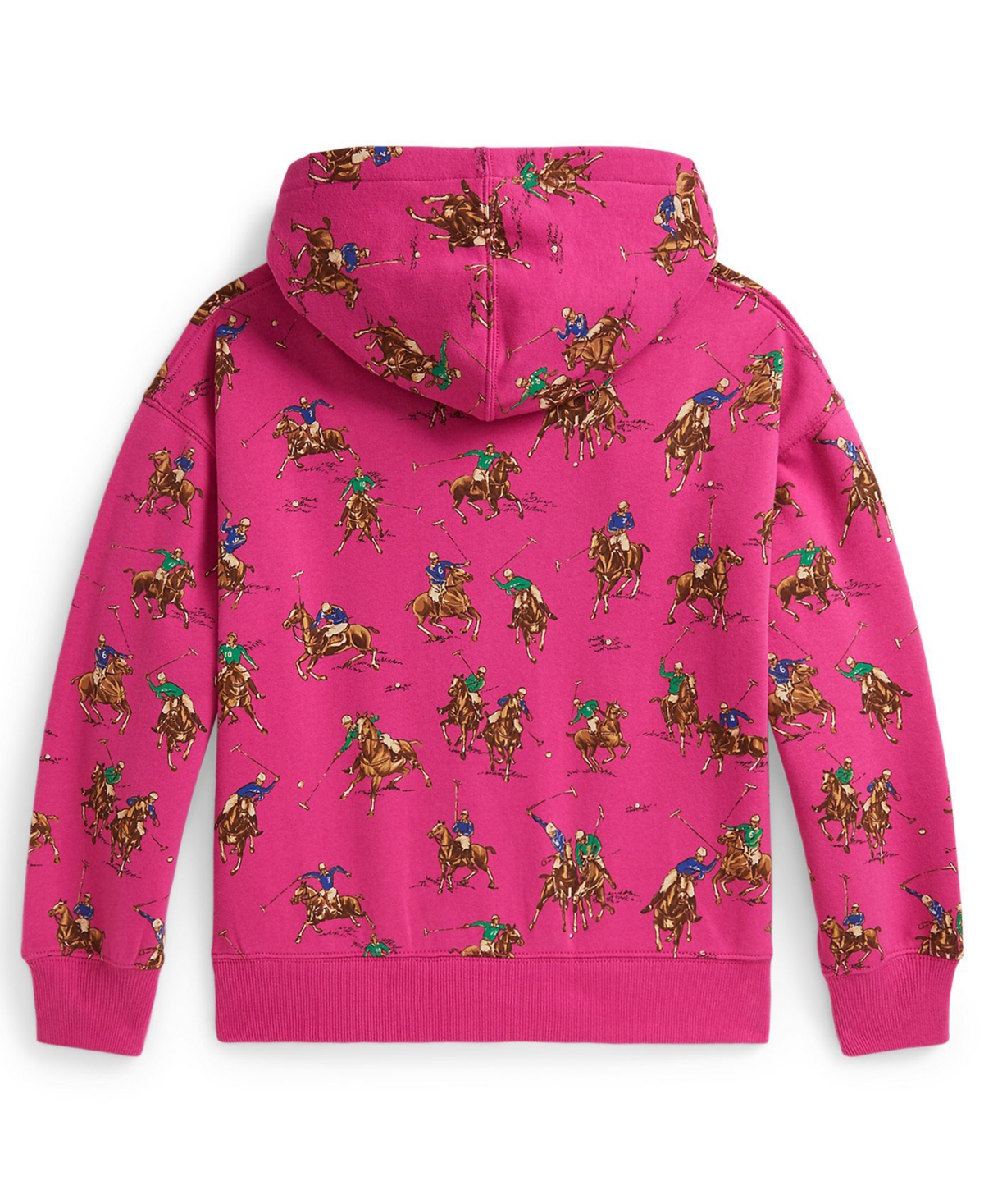 Polo Ralph Lauren Girls 7-16 Equestrian Printed Long-Sleeve Hoodie