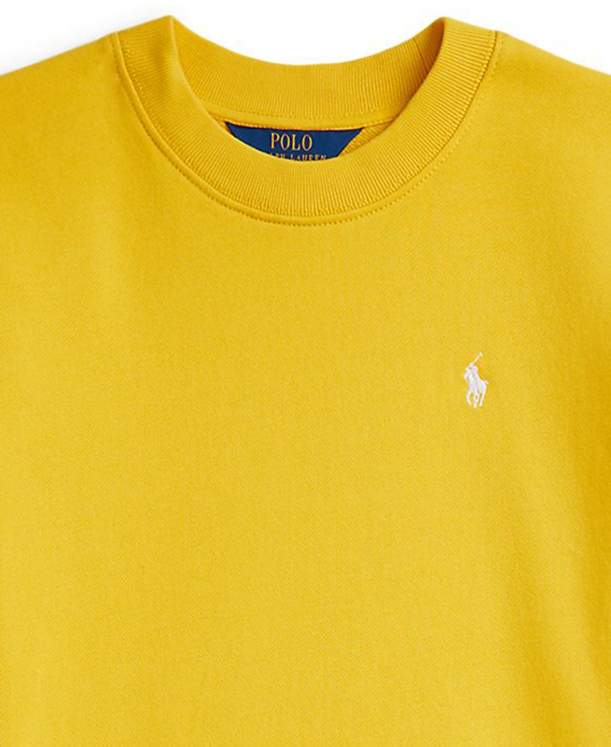 Polo Ralph Lauren Ralph Lauren Striped-skirt Loopback Fleece Dress In Yellow