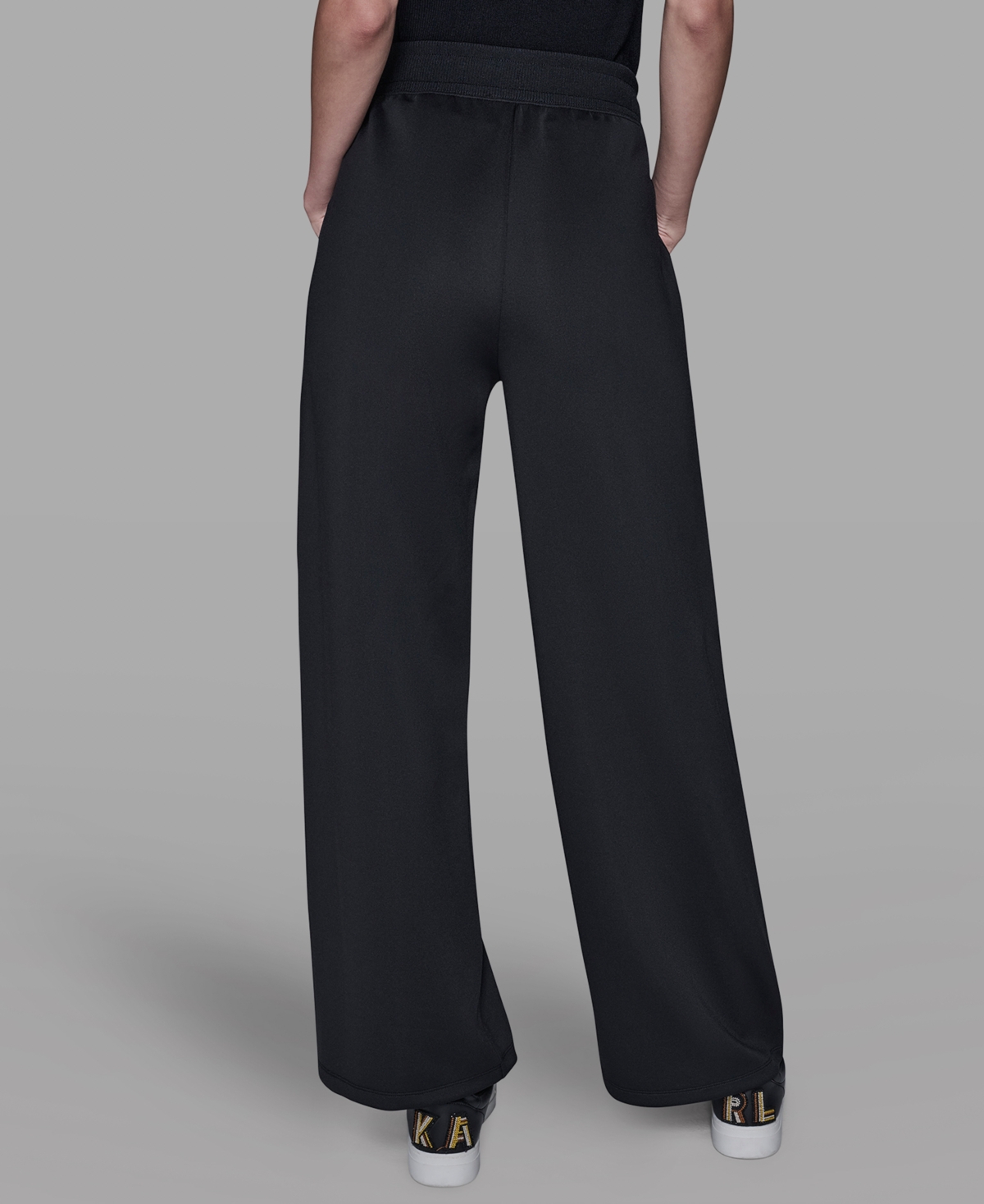Karl Lagerfeld Paris Petite Straight-Leg Ankle Pants