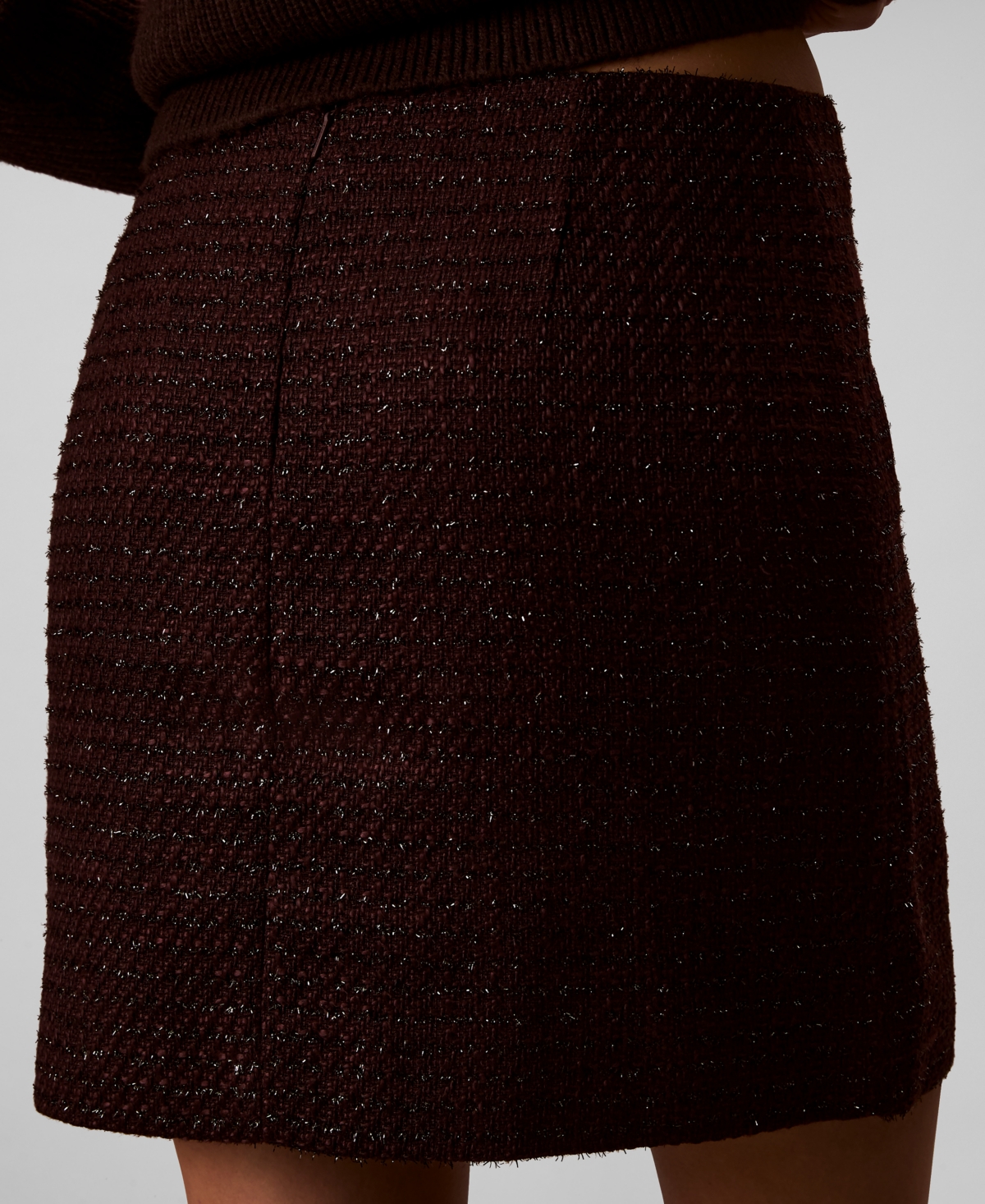 Calvin Klein Women's Textured Tweed Mini Skirt