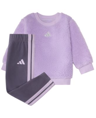 Baby Girls' Long-Sleeve Sweatshirt and Leggings, 2-Piece Set