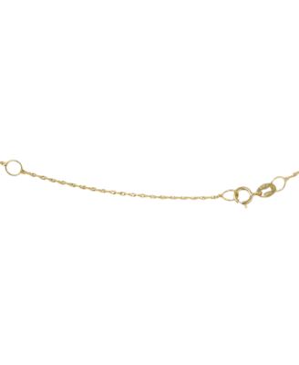 Fresh Water Pearl (8mm) and Diamond (0.3 ct. t.w.) Accent Pendant Necklace in 14k Yellow Gold