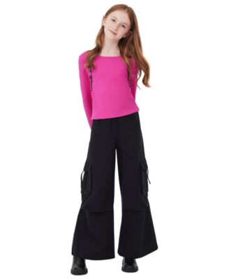H by Habitual - Girls 7-20 Wide Leg Cargo Pants
