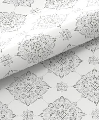 Brushed Cool Crisp 225-Thread Count Printed Cotton 4-Pc. Sheet Set, Queen