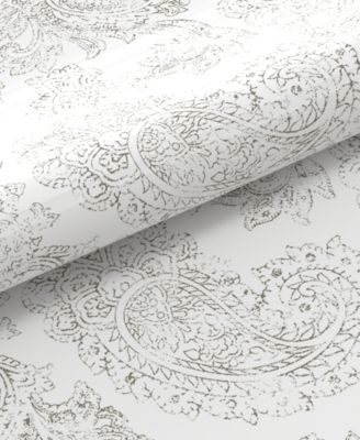 Brushed Cool Crisp 225-Thread Count Printed Cotton 4-Pc. Sheet Set, King