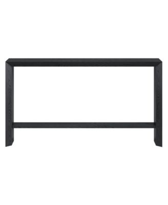 Osman 55" Wood Wide Rectangular Console Table