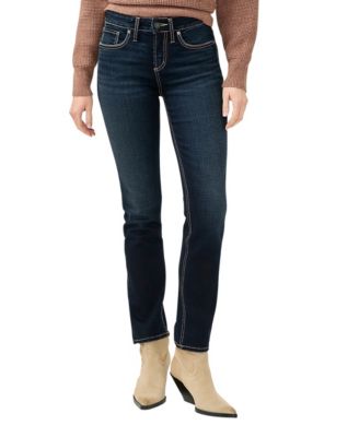 Silver Jeans Co. - Women's Suki Mid Rise Curvy Fit Straight Jeans