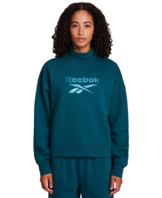 Women's Medium Vector Mock Neck Sweatshirt