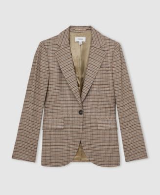 Women's River Check Single-Breasted Blazer