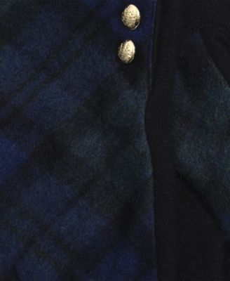 Two Button with Pattern Top Glove 