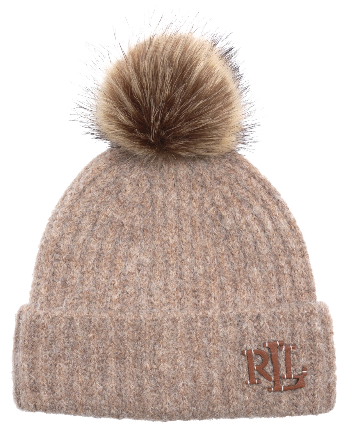 Ralph Lauren Fisherman Rib Hat In Brown