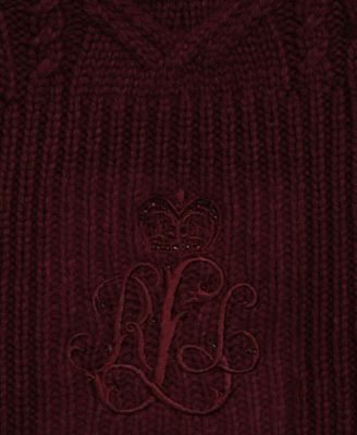 Cable with Direct Embroidery Scarf