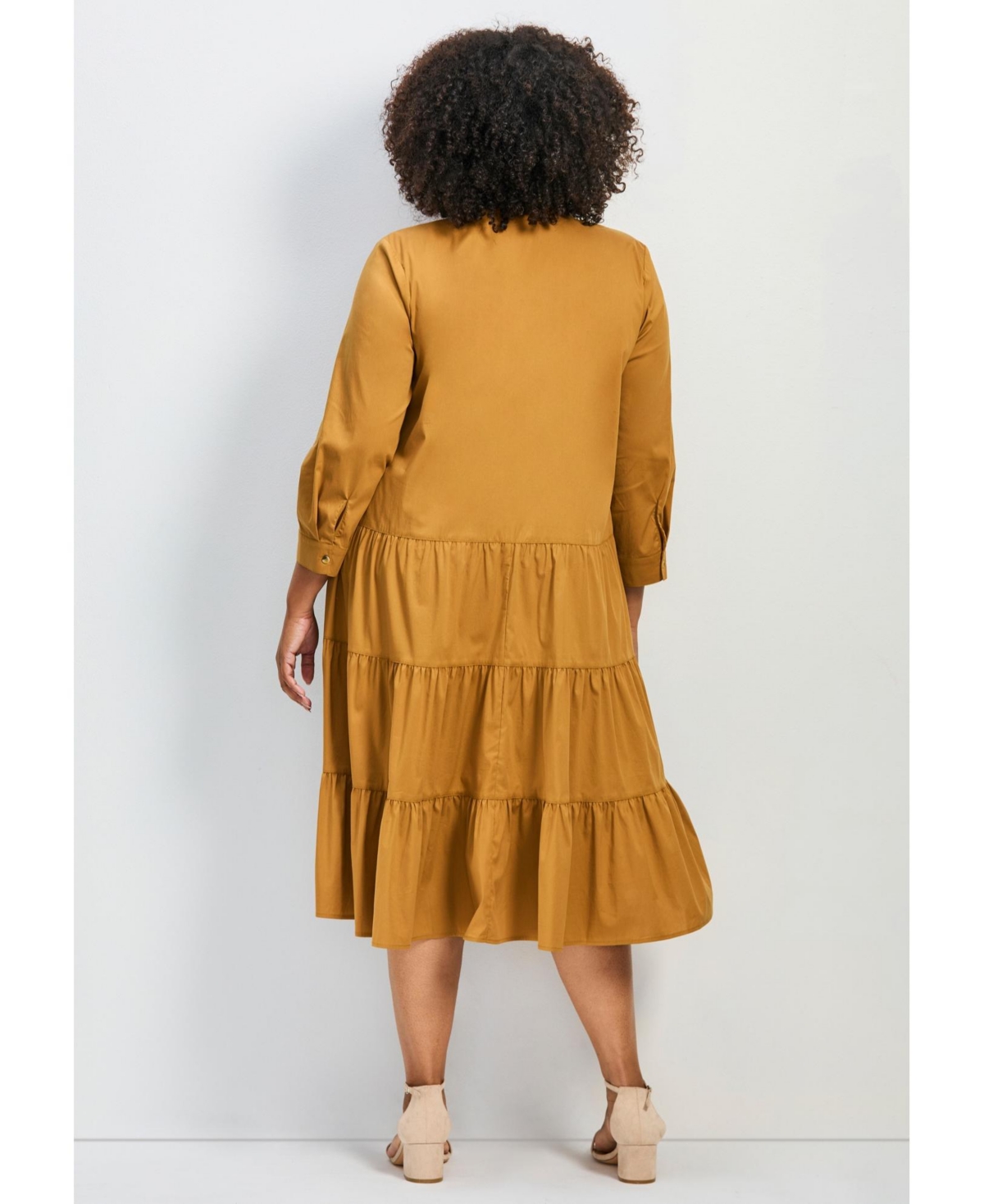 Avenue Women's Avery Cotton Poplin Button Dress