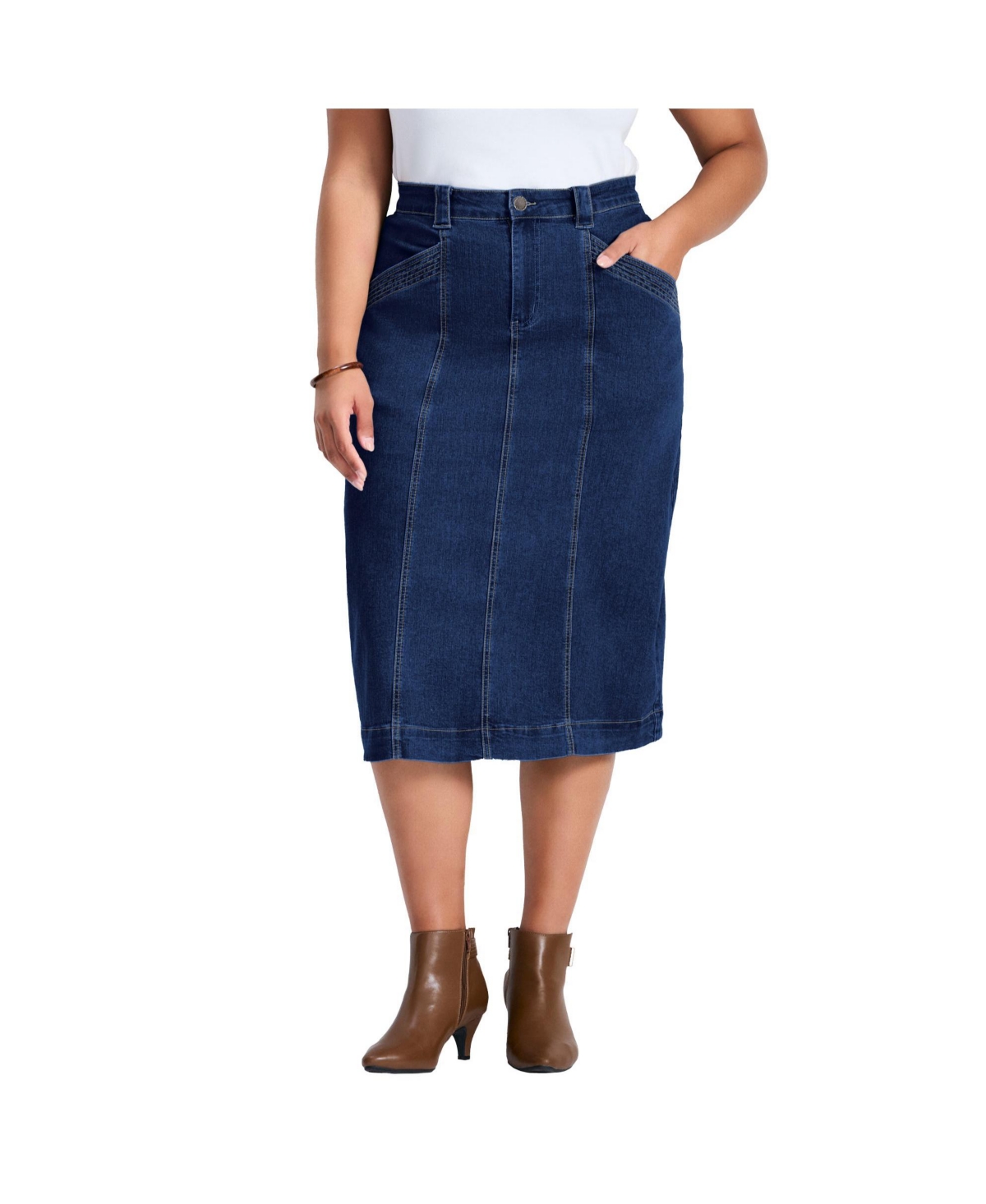 Avenue Women's Taylah Denim Skirt