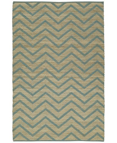 D Style Reversible Jute Chevron Robins Egg Area Rugs